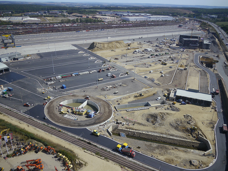 Construction d’un nouveau terminal d’autoroute ferroviaire à Bettembourg - Dudelange