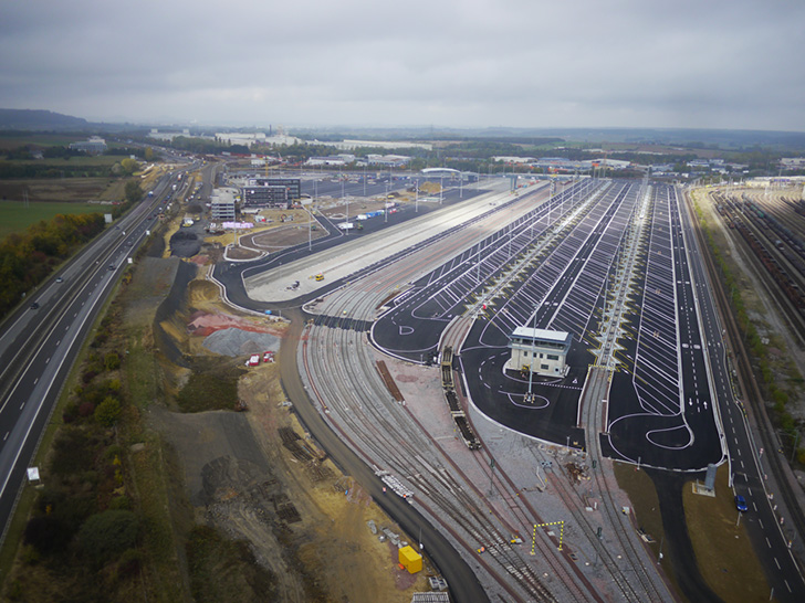 Construction d’un nouveau terminal d’autoroute ferroviaire à Bettembourg - Dudelange