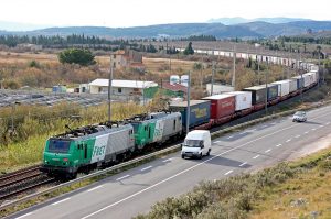 Train Bettembourg - Le Boulou - Lorry Rail 2